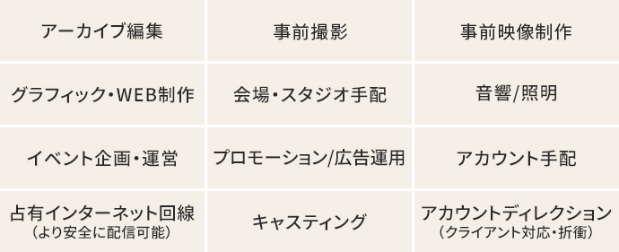 オプション内容